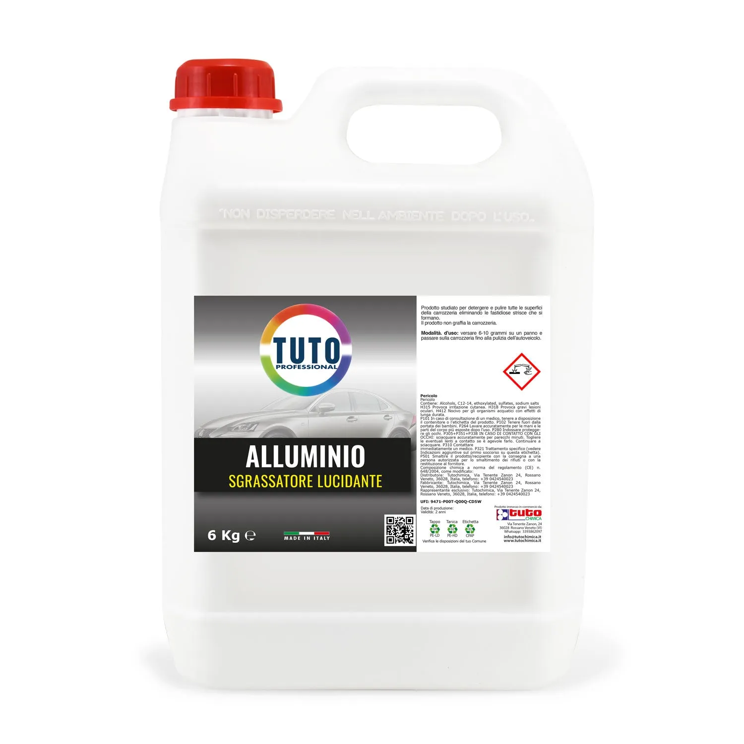 Tuto Alluminio sgrassatore lucidante 1 kg brillantezza