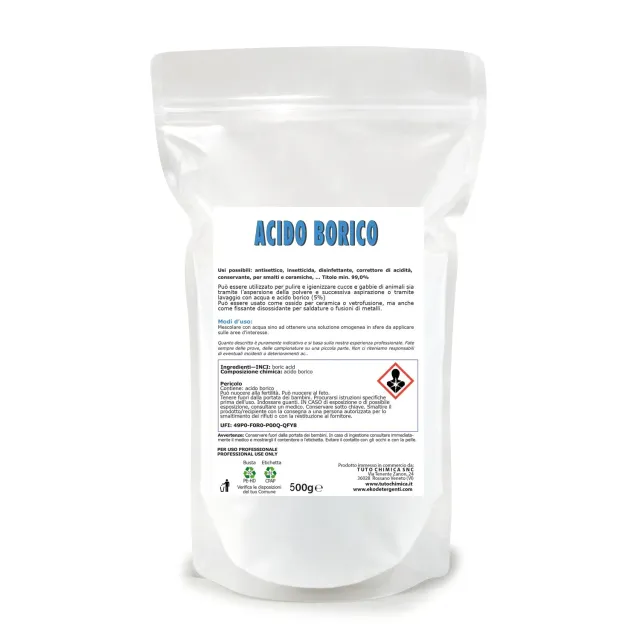 Tuto Chimica Acido Borico 99% polvere 500 g tecnico