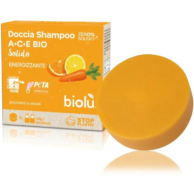 Biolù Solidi shampoo doccia solido 55 g A+C+E