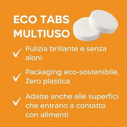 Biolù Eco Tabs Multiuso 4 Tabs arancia tea tree