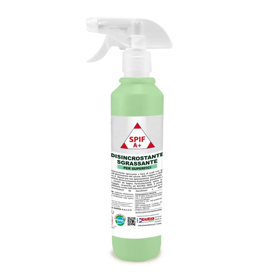 Tuto Chimica Spif A+ disincrostante anticalcare 500ml professionale