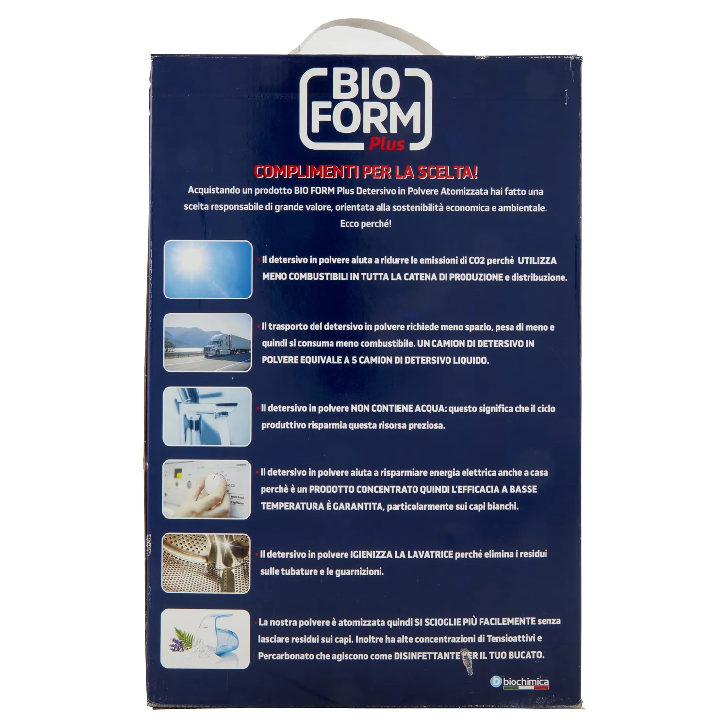 Bioform Plus Ossigeno Attivo detersivo bucato 100 lavaggi 5,5 kg