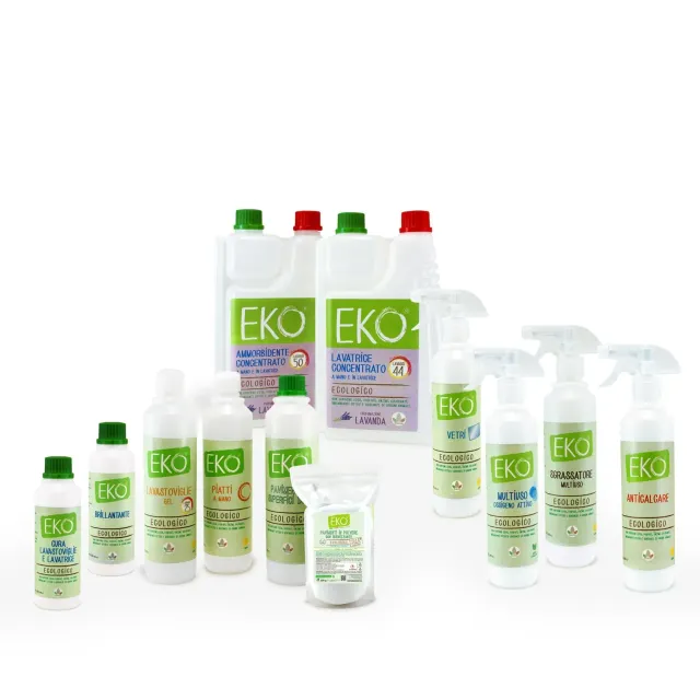 Tuto Chimica Eko Box Provami kit detersivi 12 pezzi ecologico